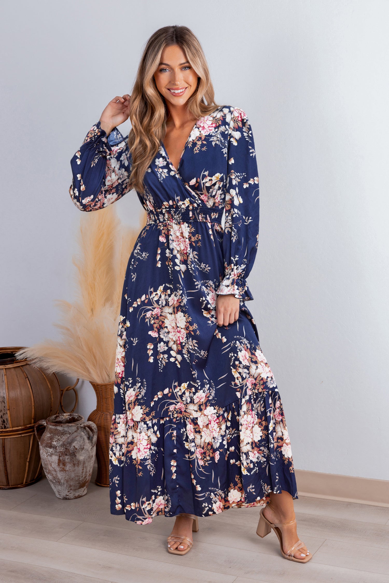 Good Day Ahead Floral Maxi Dress