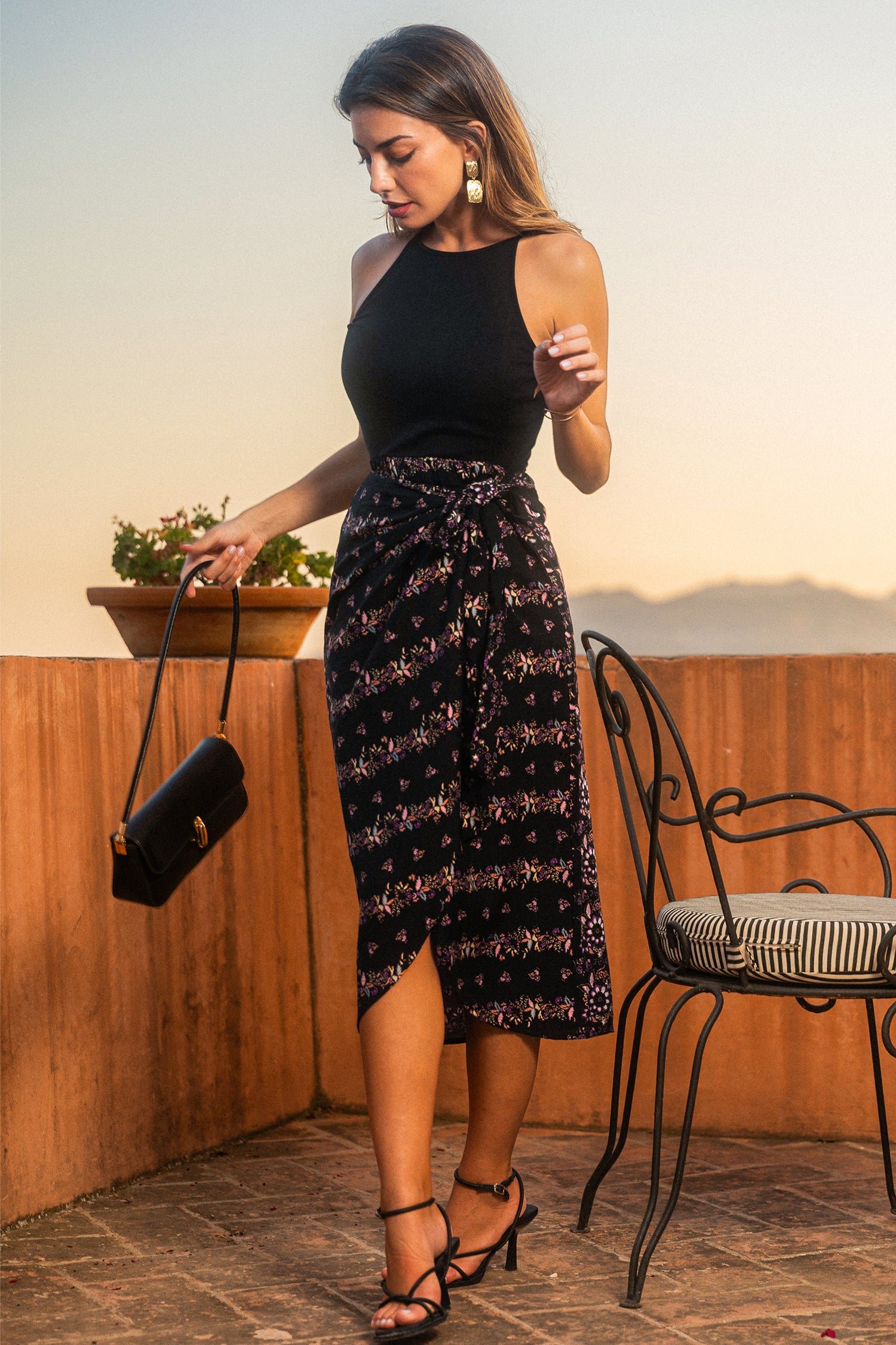 Always Lovely Floral Midi Dress