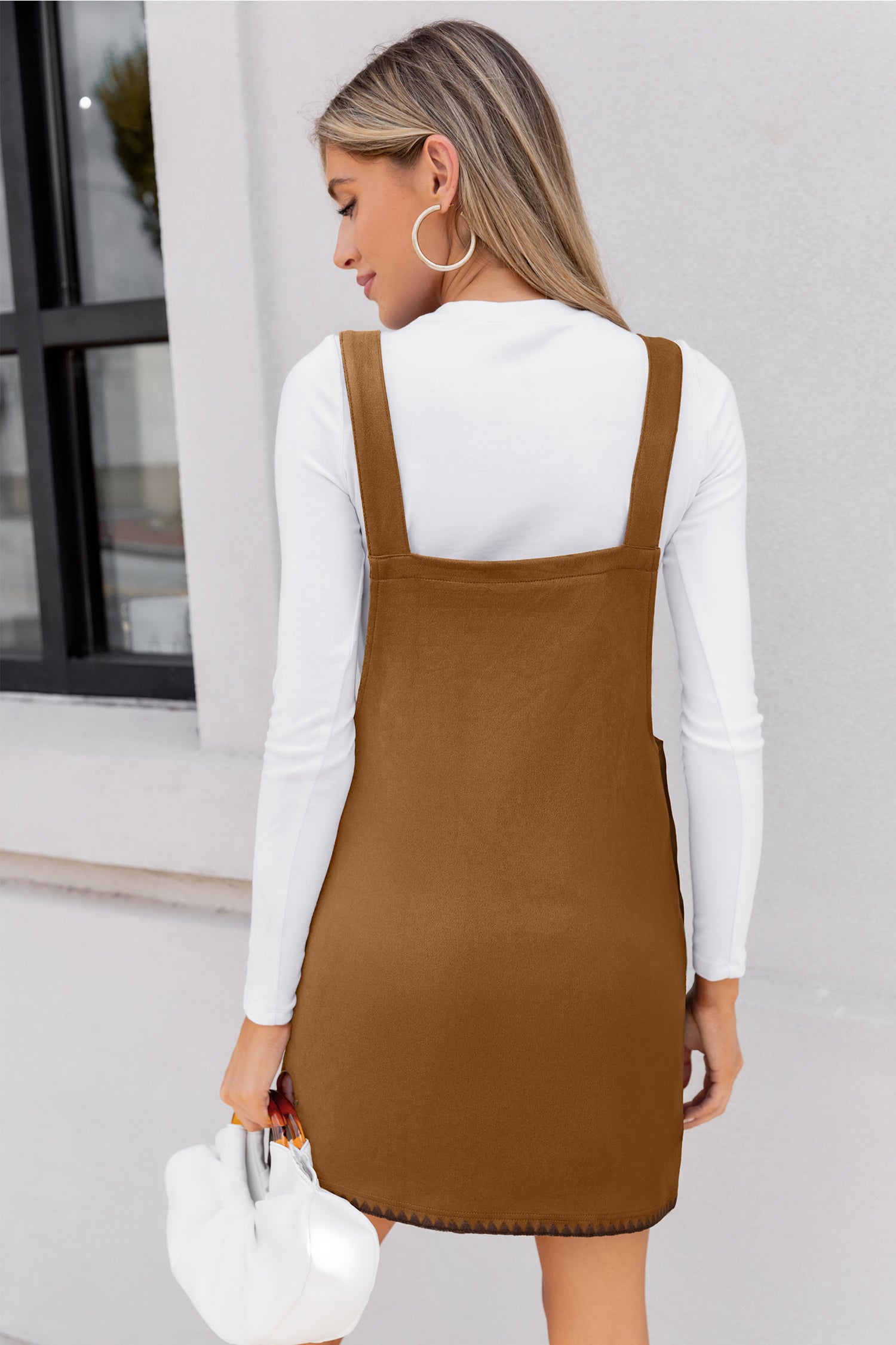 Cinnamon Spice Brown Mini Dress