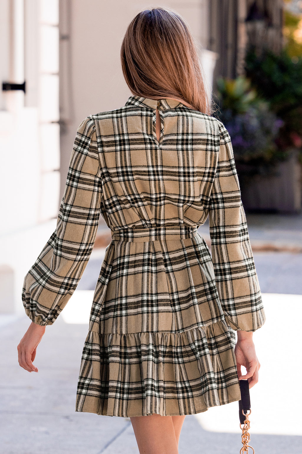 Fall in Love Plaid Mini Dress