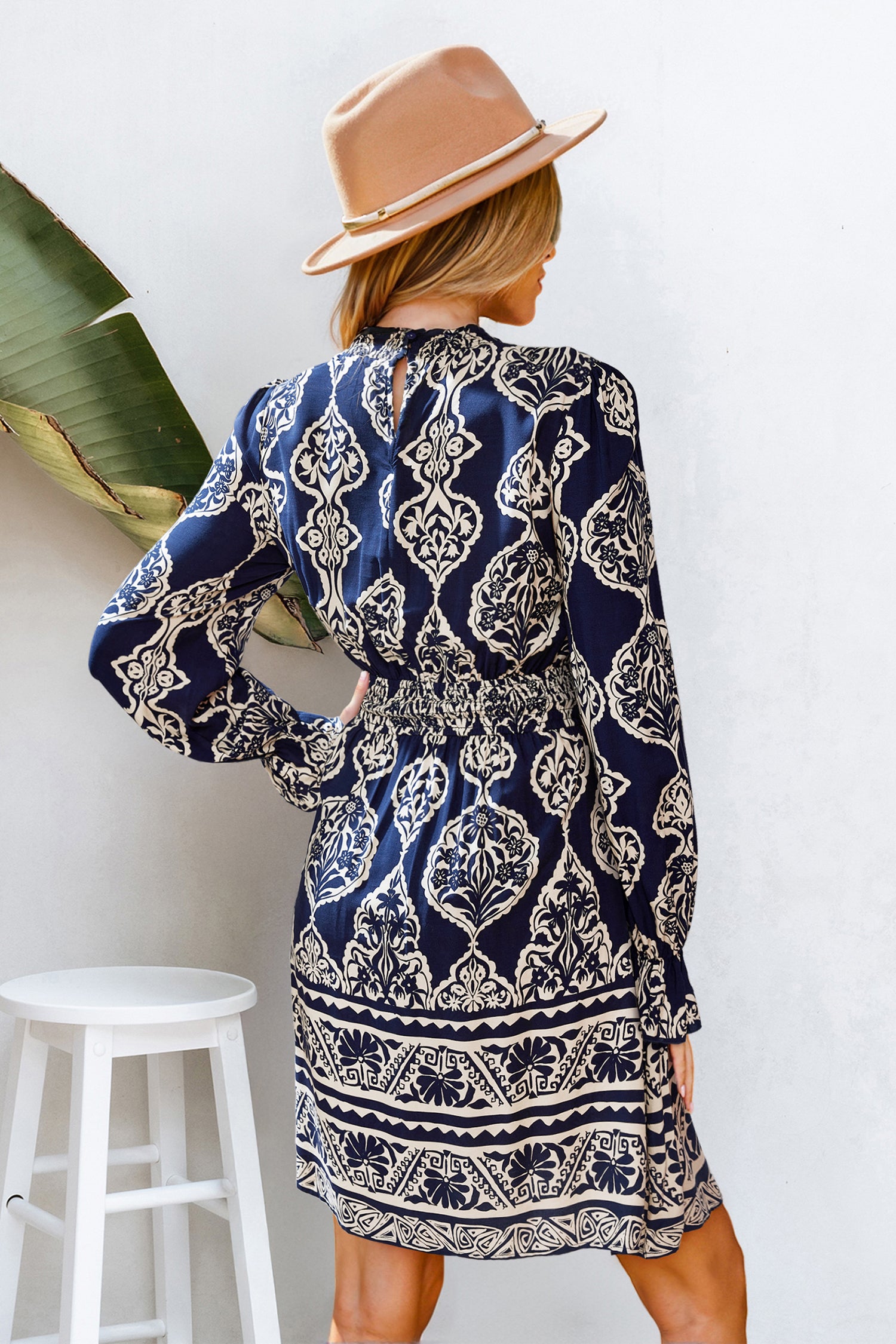 Can’t Look Away Ornate Mini Dress