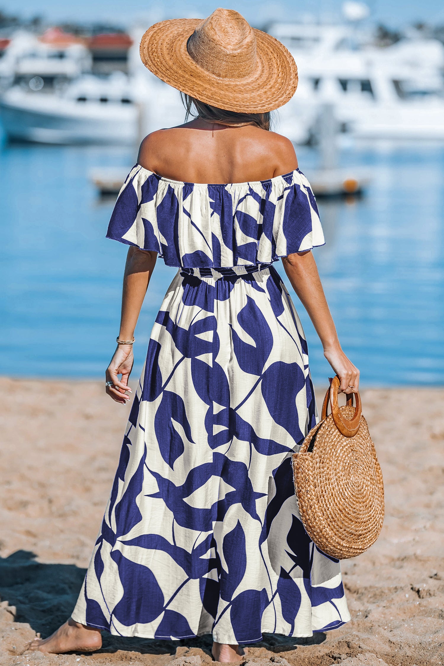 Chasing Sunsets Abstract Maxi Dress