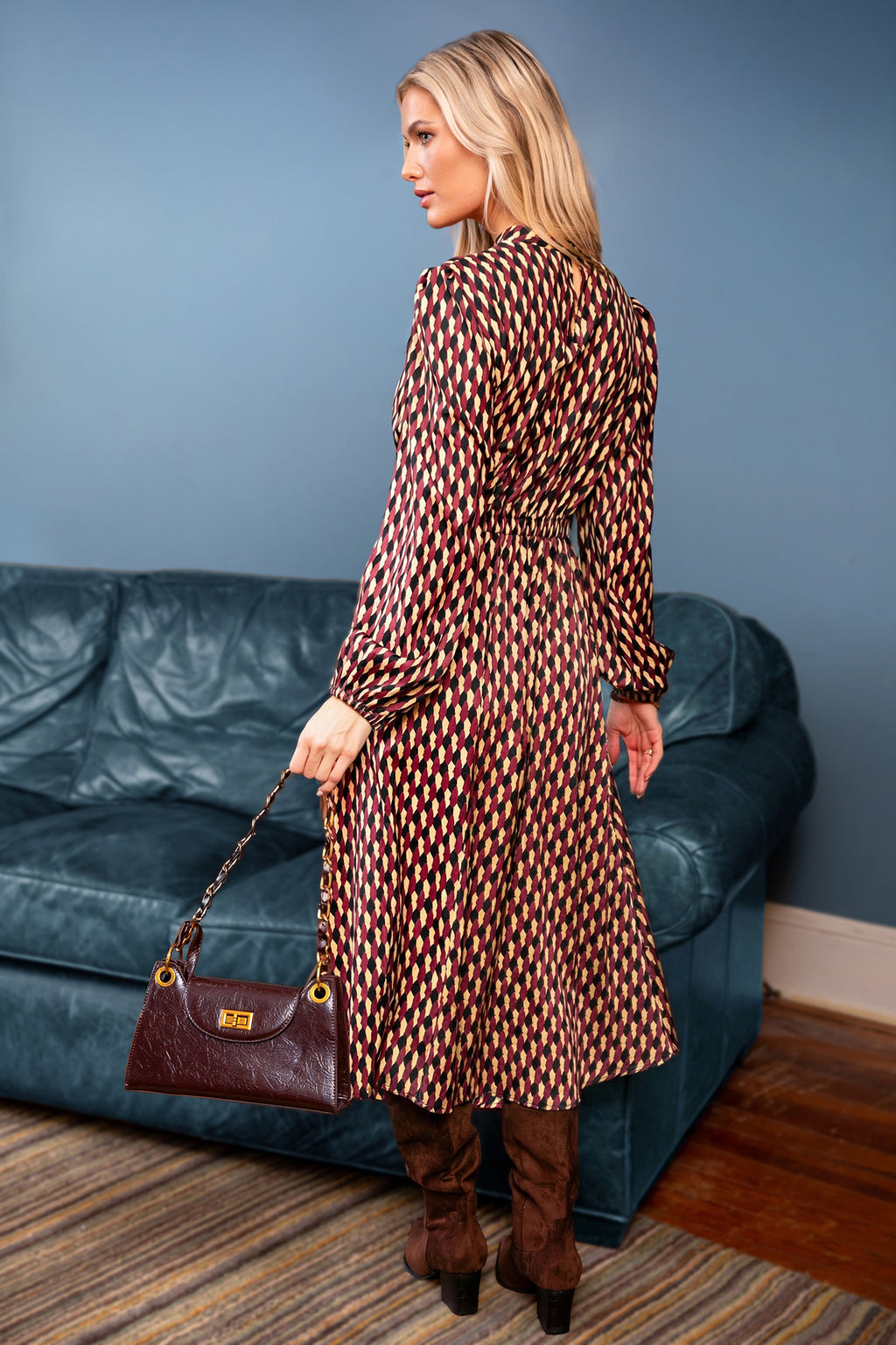 Speed Date Geo Maxi Dress