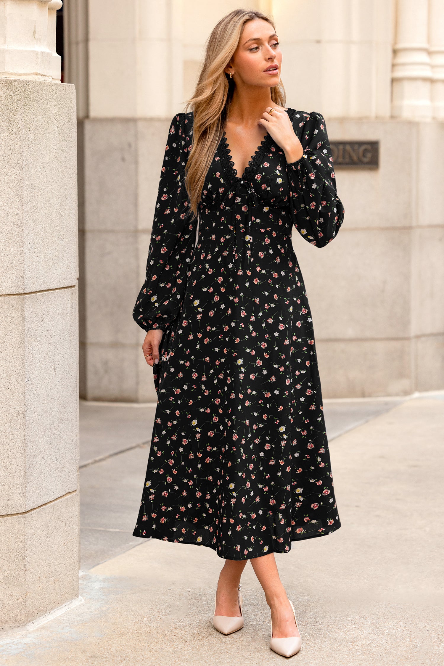 Keep It Pretty Floral Midi Dress