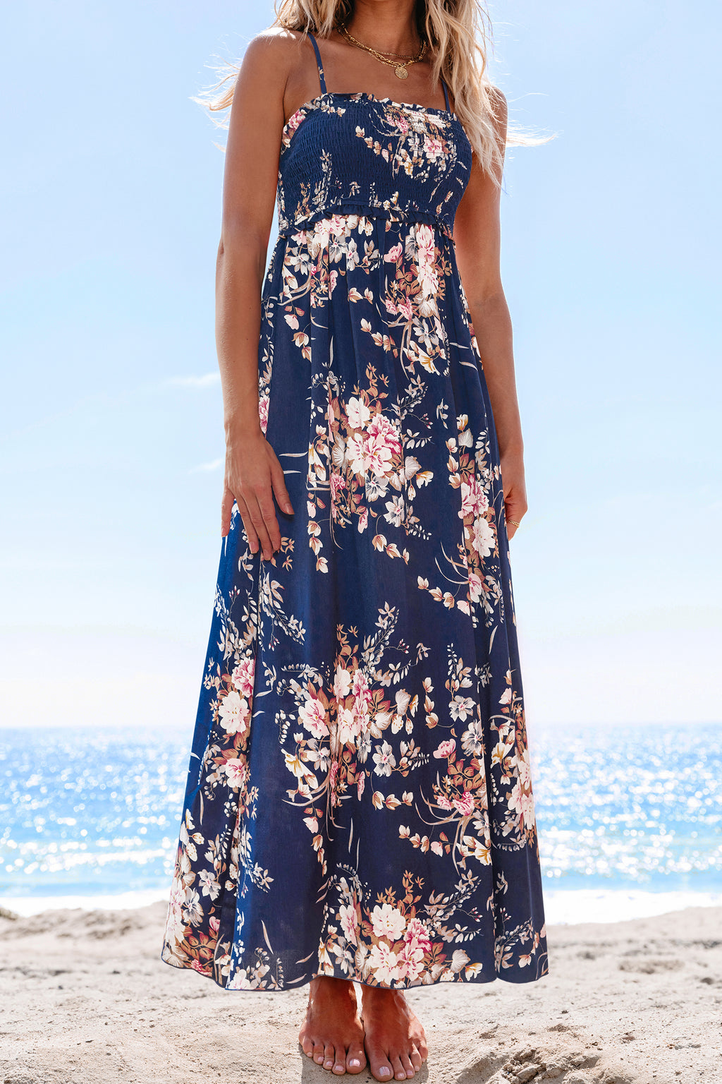 Out and About Floral Maxi Dress