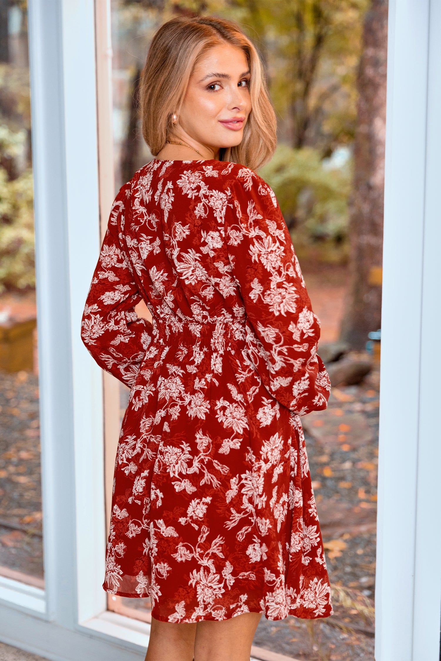 Lady Like Floral Mini Dress