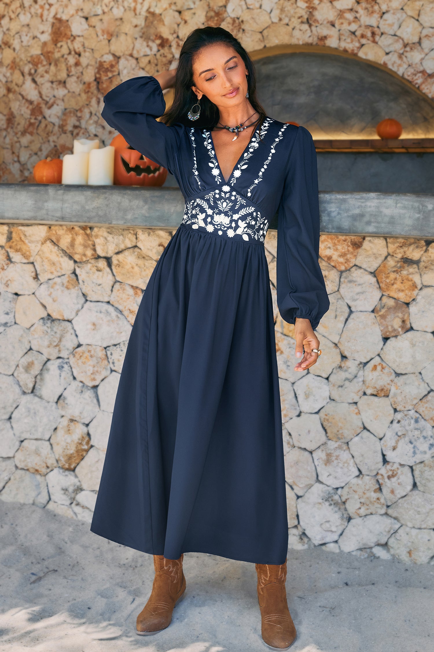 Meadow Dream Floral Maxi Dress