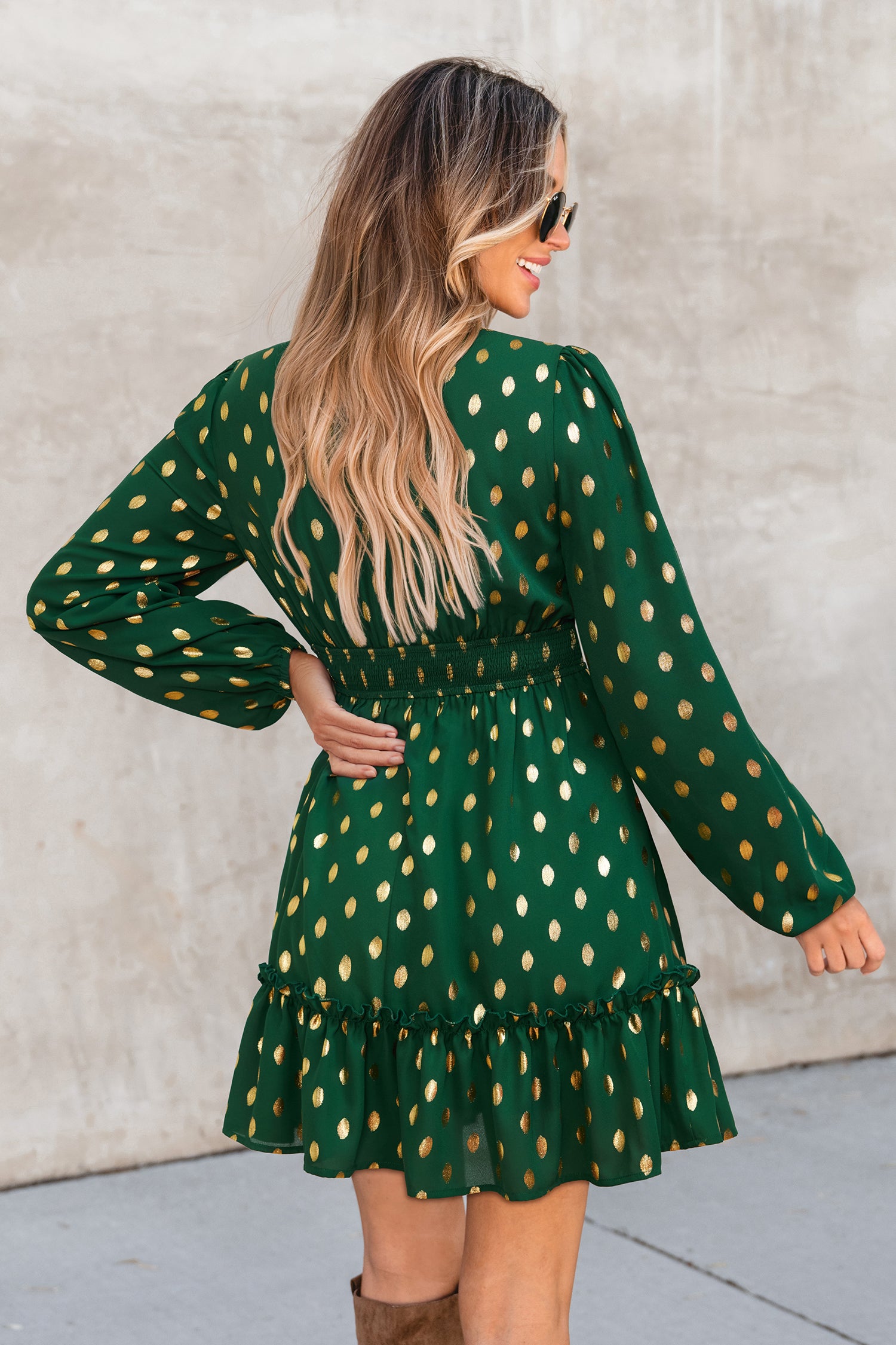 Pep Talk Polka Dot Mini Dress