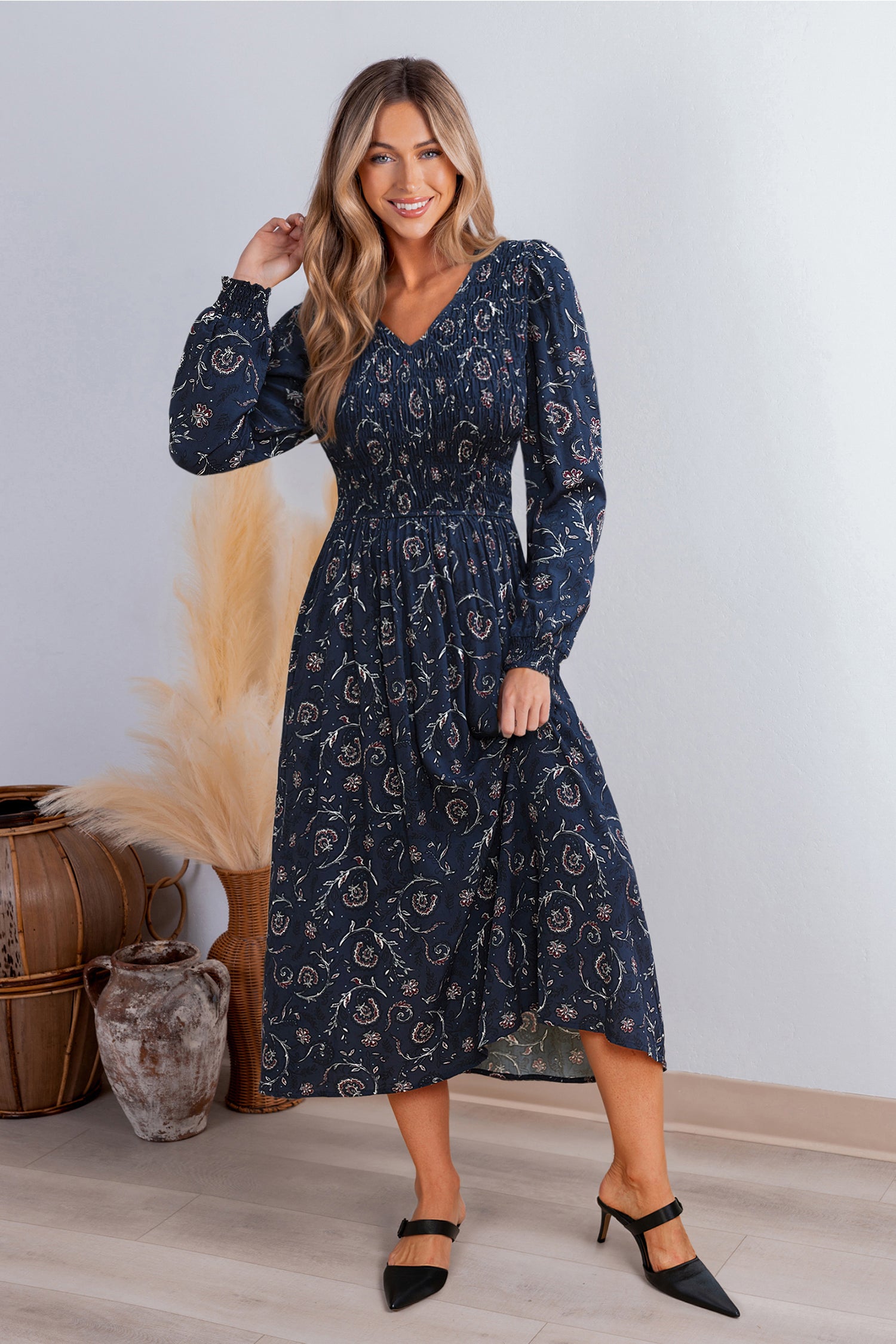 Flutter Bloom Floral Maxi Dress