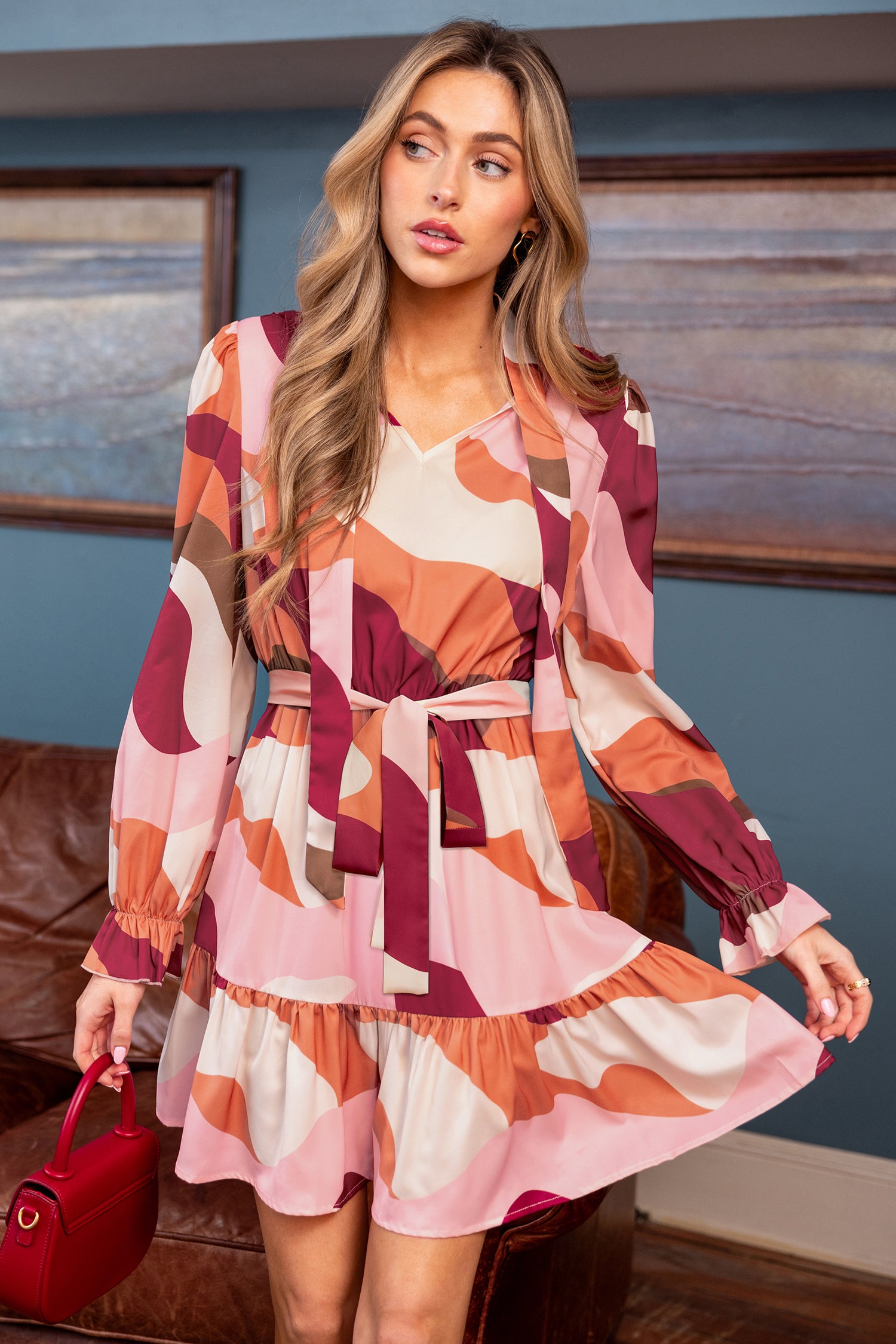 Abstract Idea Abstract Mini Dress